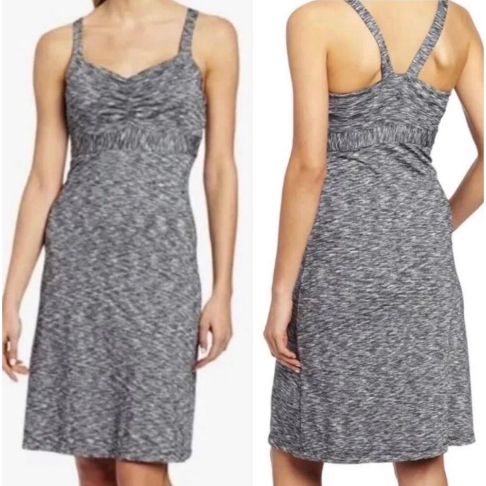 Prana Amaya Space Dye Racerback Dress Activewear‎ Outdoor Athleisure Beach Large